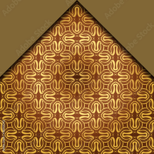 Abstract Vector Pattern With Abstract Geometric retro Style. Repeating Sample Figure And Line. For Modern Interiors Design, Wallpaper, Textile Industry.