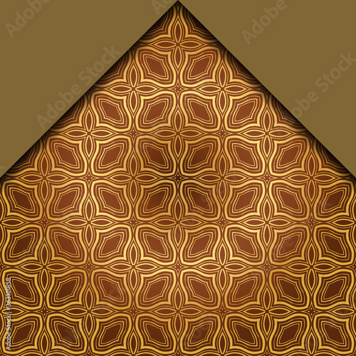 Abstract Vector Pattern With Abstract Geometric retro Style. Repeating Sample Figure And Line. For Modern Interiors Design, Wallpaper, Textile Industry.