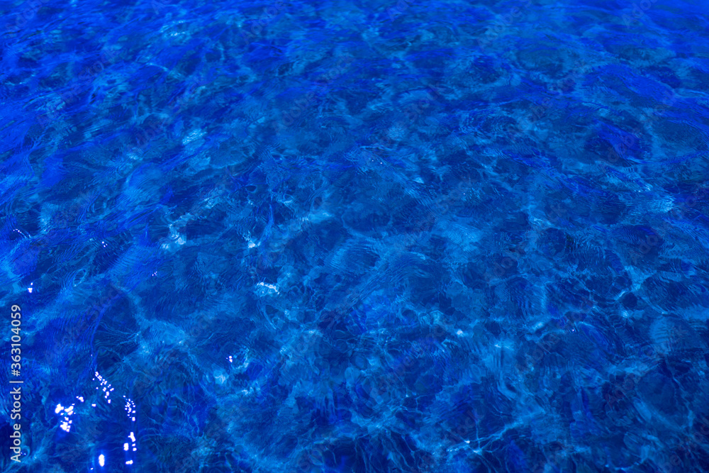 Blue water
