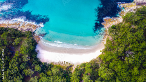 Aerial view of tropical beach © Southern Creative