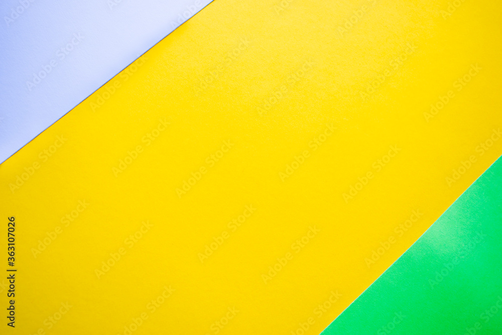Yellow, white and green abstract background