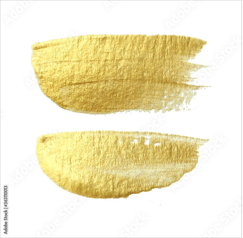 Gold strokes concept with a brilliant shade for cards and banners. Amazing design of the project.
