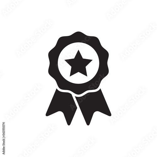medal icon vector symbol template