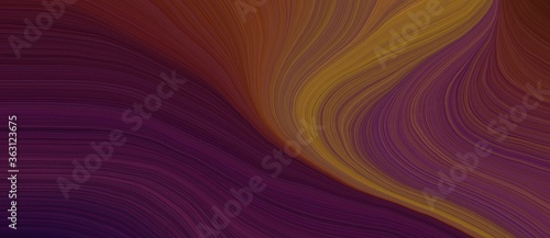 background graphic element with smooth swirl waves background design with old mauve, very dark magenta and brown color