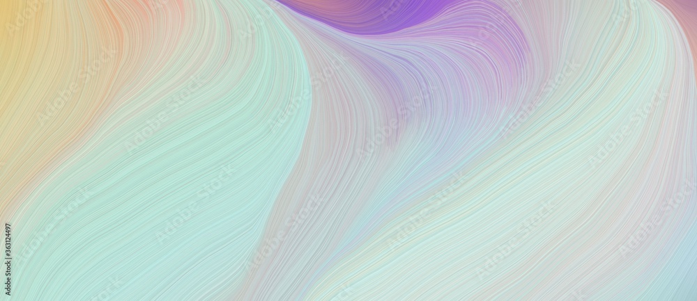 Fototapeta premium background graphic design with modern waves background design with light gray, medium purple and burly wood color