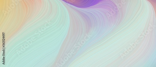 background graphic design with modern waves background design with light gray, medium purple and burly wood color