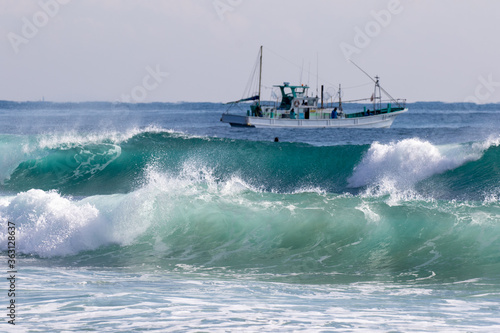 Japan Waves, the ocean in Japan is very beautiful, especially near Tokyo. There are many famous coastal areas. Chiba is the most popular for surfing you can learn to surf at these locations as well.