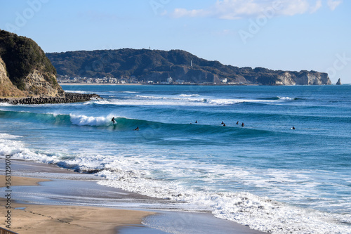 Photography Japan Waves, the ocean in Japan is very beautiful, especially near Tokyo