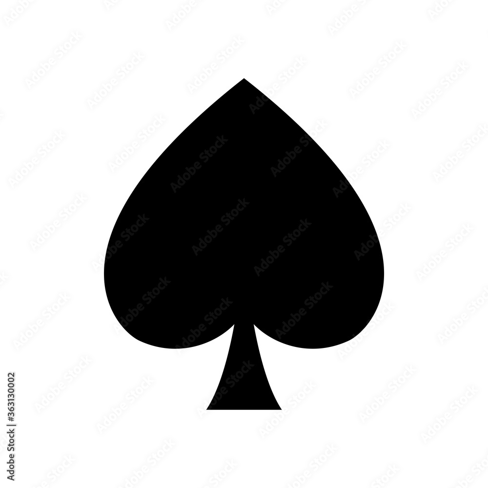 poker card icon vector design template poker card icon vector design template