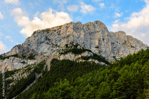 Iconic mountain - The Massif of Pedraforca (Catalonia, Spain, the province of Berguedà)