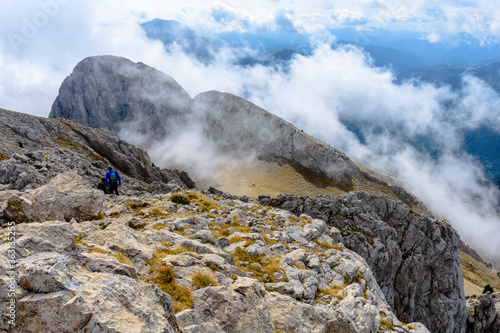 View from the top of the mountain (Hiking at the Massif of Pedraforca)