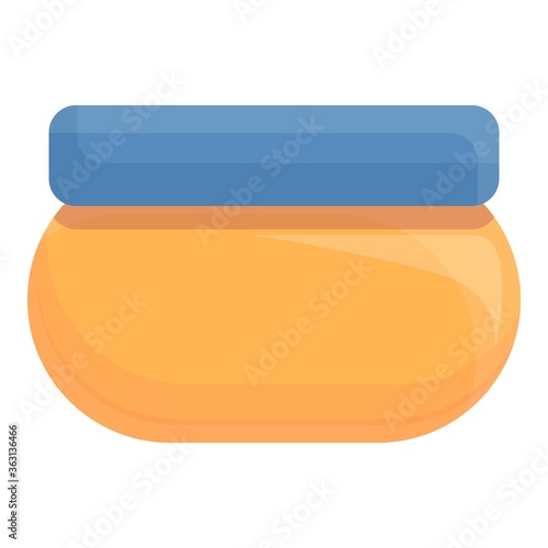 Groomer pet gel icon. Cartoon of groomer pet gel vector icon for web design isolated on white background