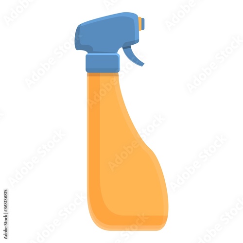 Groomer spray bottle icon. Cartoon of groomer spray bottle vector icon for web design isolated on white background