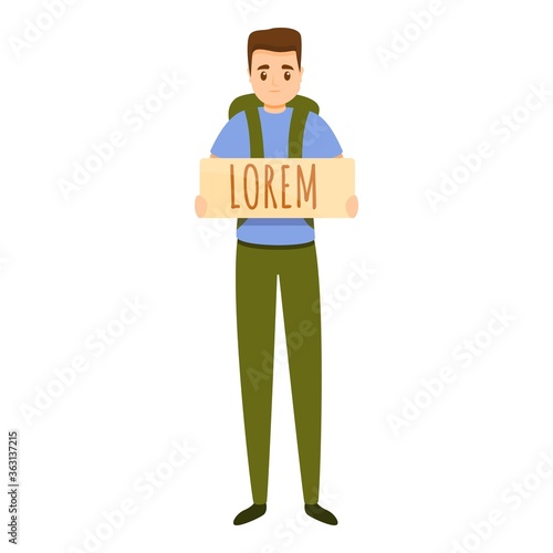 Drive hitchhiking icon. Cartoon of drive hitchhiking vector icon for web design isolated on white background