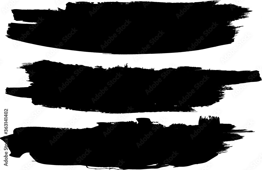 Grunge Paint Roller . Vector brush Stroke . Distressed banner . Black stripes isolated. paintbrush collection . Modern Textured shape . Dry border in Black . Bulge lines Grunge Paint Roller . Vector brush Stroke . Distressed banner . Black stripes isolated. paintbrush collection . Modern Textured shape . Dry border in Black . Bulge lines