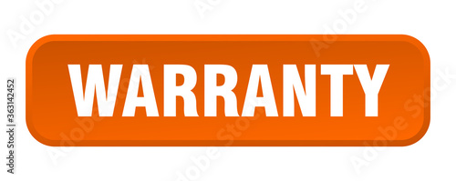 warranty button. warranty square 3d push button