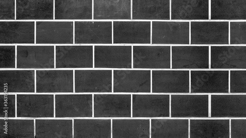Black anthracite gray grey dark seamless brick stone tiles wall texture background