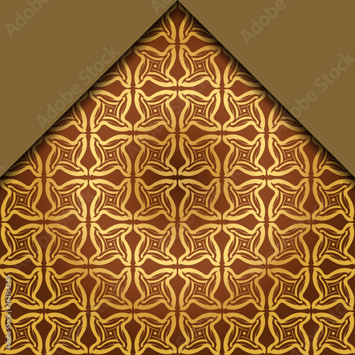 Abstract Vector Pattern With Abstract Geometric retro Style. Repeating Sample Figure And Line. For Modern Interiors Design, Wallpaper, Textile Industry.