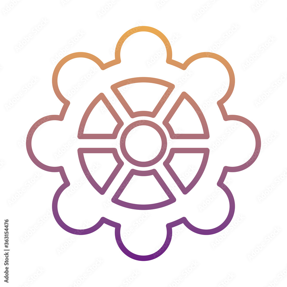 gear machine work gradient line style icon gear machine work gradient line style icon