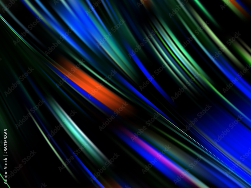 Fototapeta Colorful flow poster. Wave. Liquid shape color background. Vector illustration EPS10