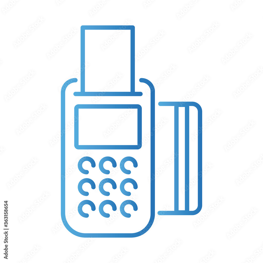 credit card with voucher payment online gradient style icon credit card with voucher payment online gradient style icon