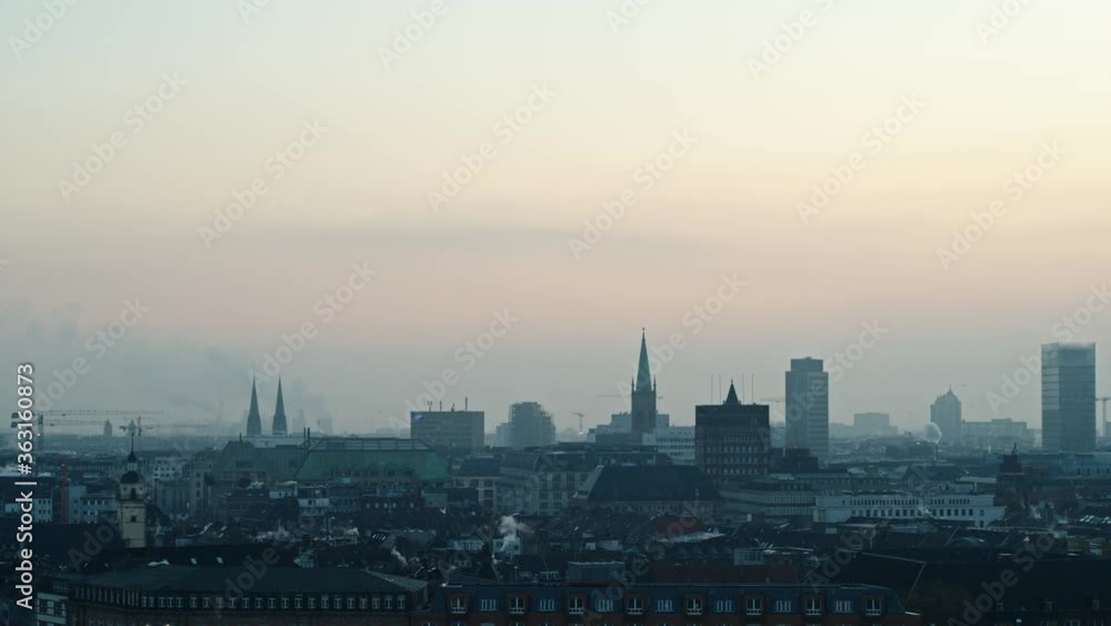 Cityscape view, Duesseldorf, North Rhine-Westphalia, Germany Cityscape view, Duesseldorf, North Rhine-Westphalia, Germany