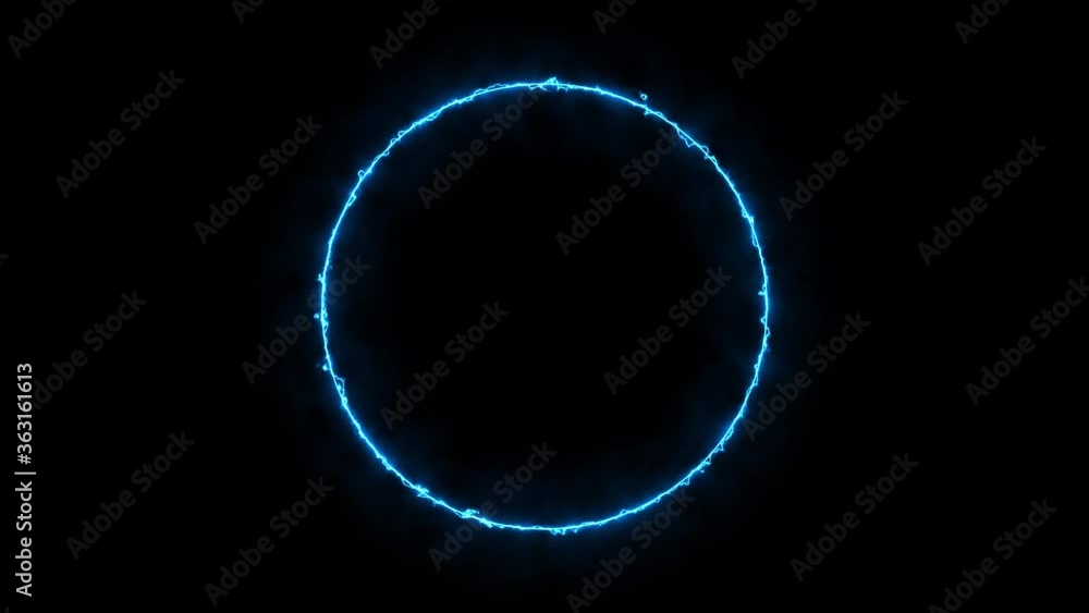 4k animated energy ring on a black background 4k animated energy ring on a black background
