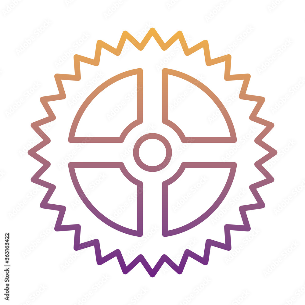 gear bicycle gradient line style icon gear bicycle gradient line style icon