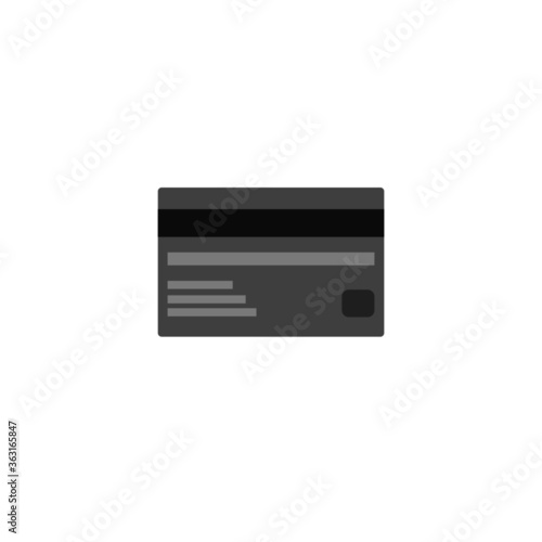 This is a credit card isolated on white background.