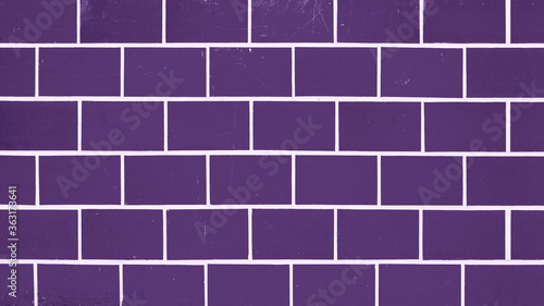 Abstract colorful purple seamless brick stone tiles wall texture background