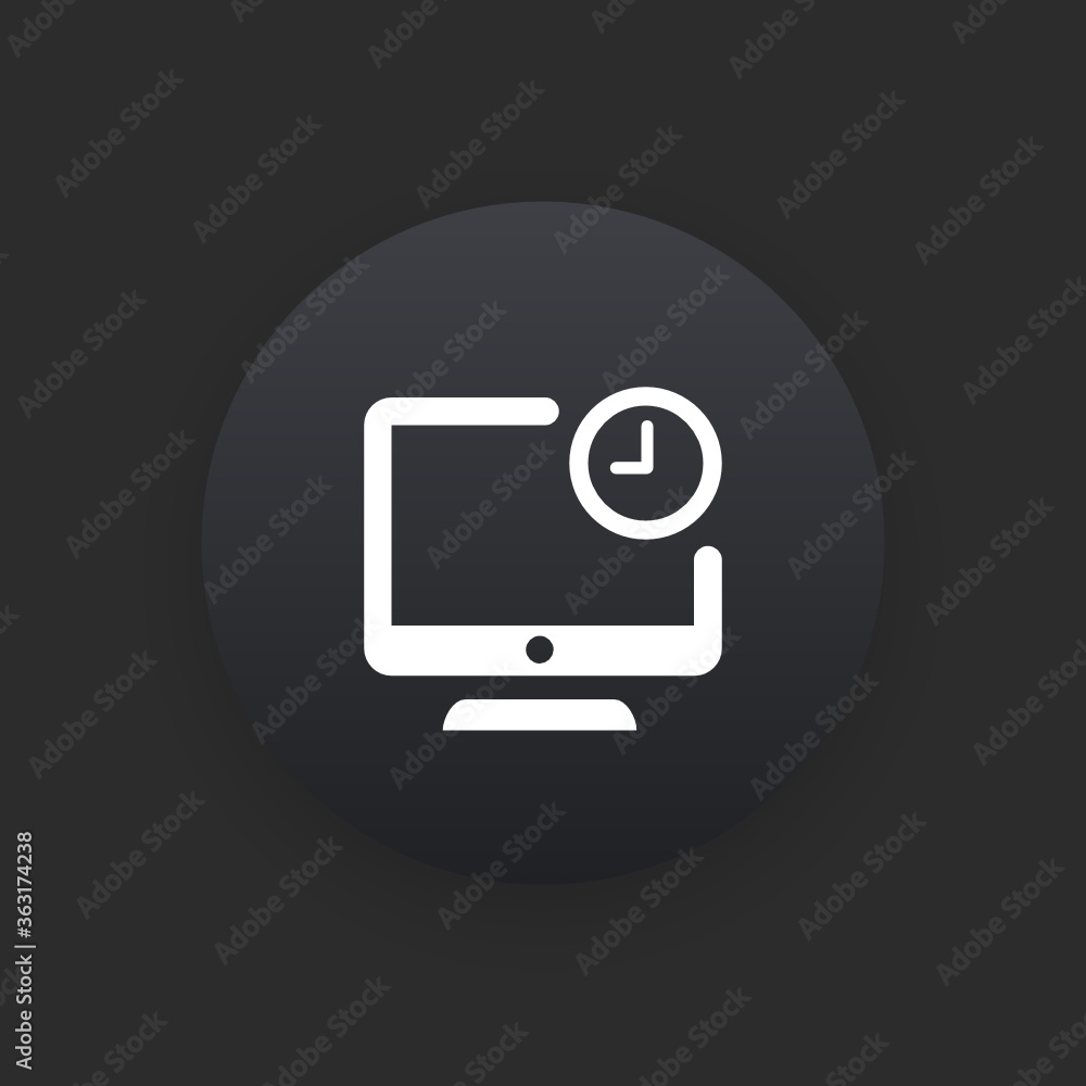 System Idle - Matte Black Web Button System Idle - Matte Black Web Button