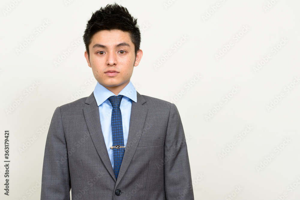Portrait of young handsome Asian businessman in suit Portrait of young handsome Asian businessman in suit