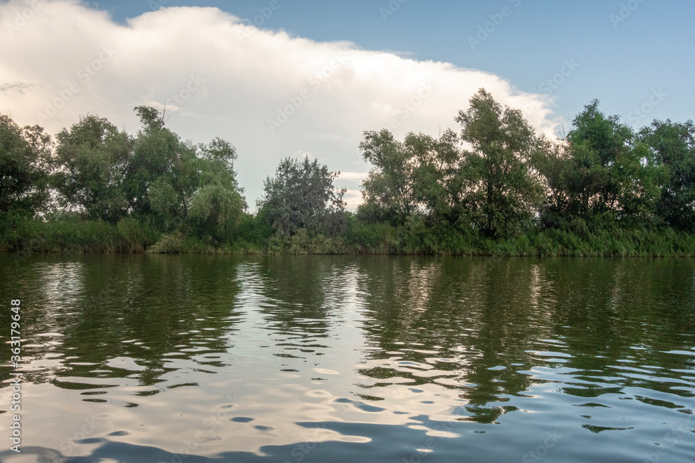 Landscape in Danube Delta area, Romania