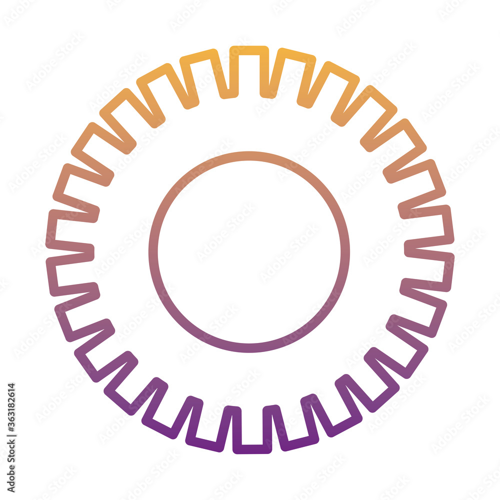 gear machine work gradient line style icon gear machine work gradient line style icon