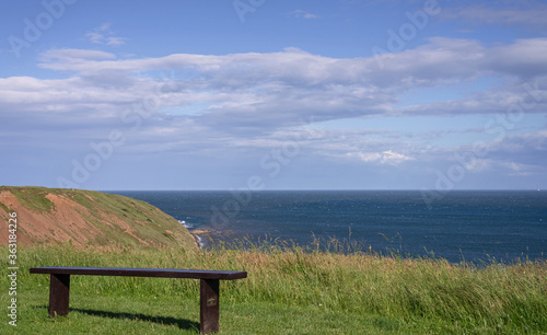Bench with a sea view. © Jack Cousin