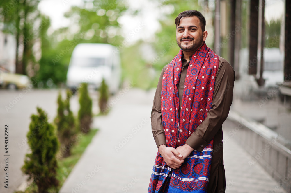 Pakistani pathan man wear traditional clothes. Pakistani pathan man wear traditional clothes.