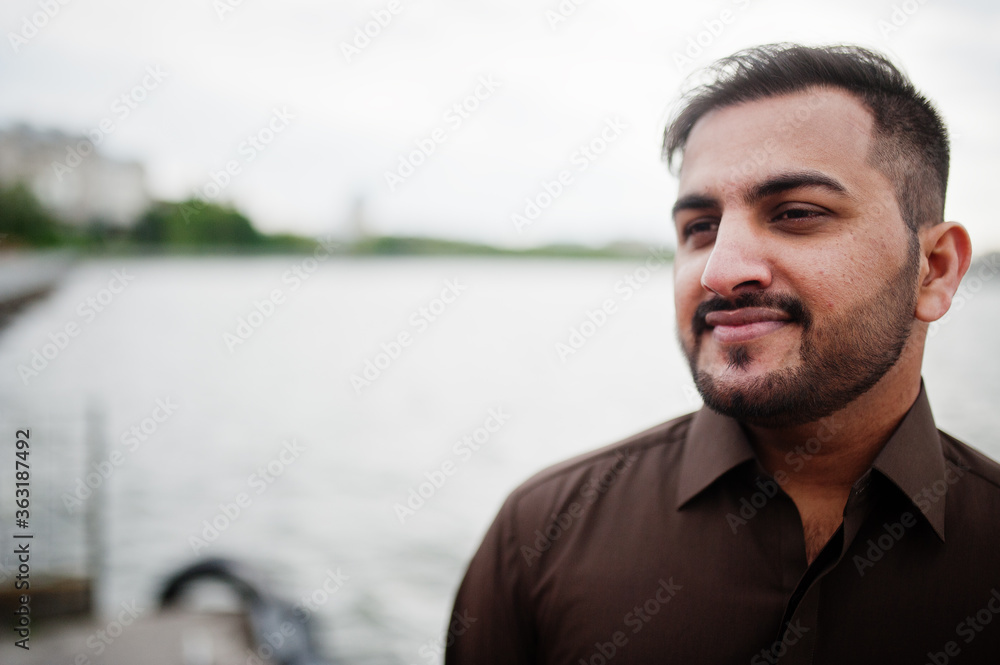 Pakistani pathan man wear traditional clothes. Pakistani pathan man wear traditional clothes.