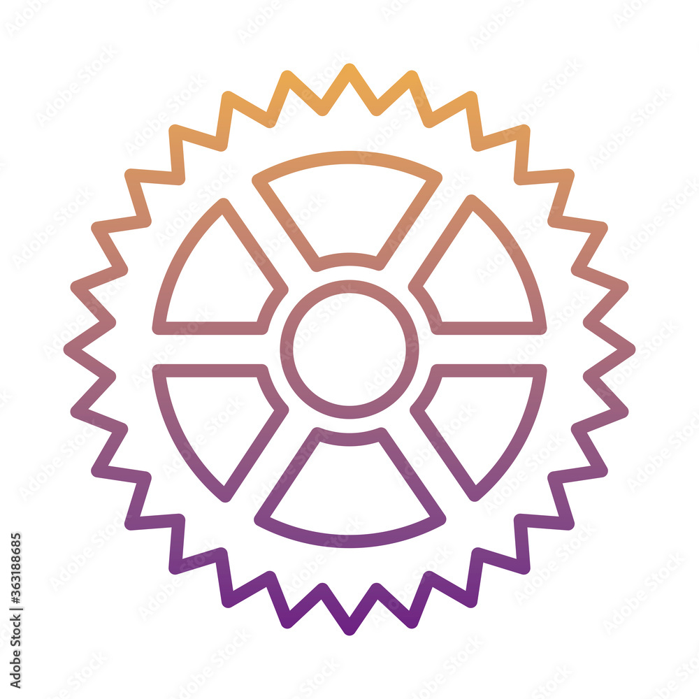 gear bicycle gradient line style icon gear bicycle gradient line style icon