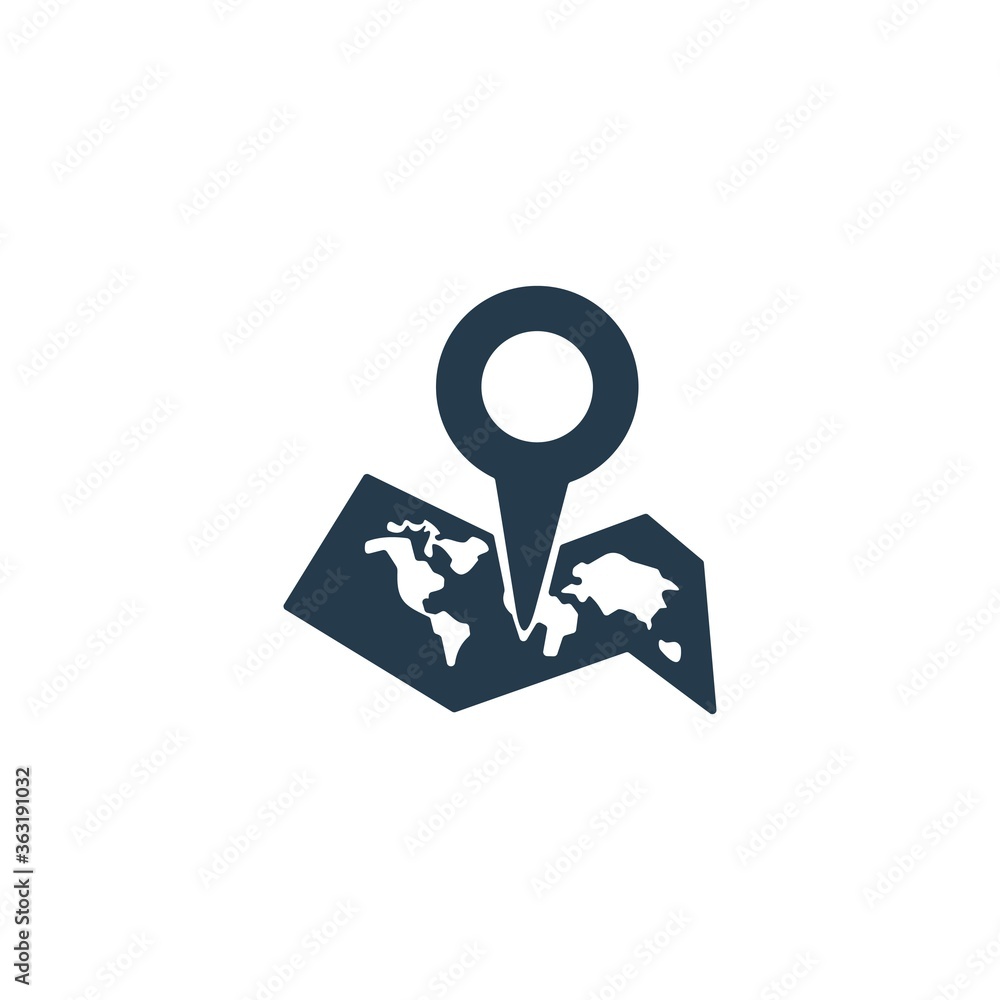Map pin on a map. Location marker sign. GPS navigator symbol. Navigation icon for mobile and web design. Map pin on a map. Location marker sign. GPS navigator symbol. Navigation icon for mobile and web design.