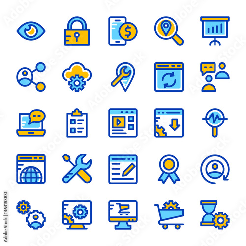 SEO and Marketing Vector Icons 4