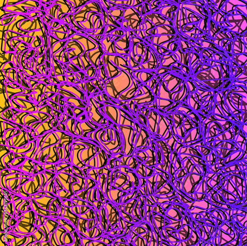 The biological layer with blood vessels
