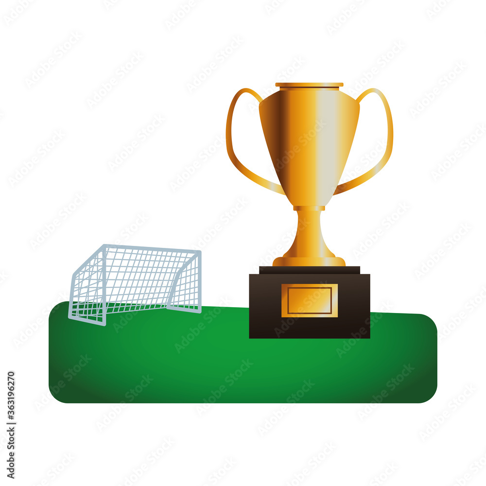 football soccer sport camp with trophy cup football soccer sport camp with trophy cup