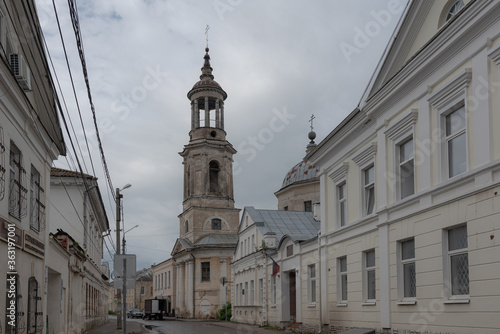 Orhodox bell tower in Torzhok photo