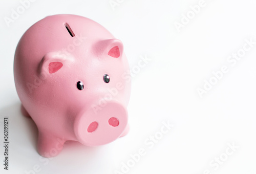 Piggy bank isolated on white background