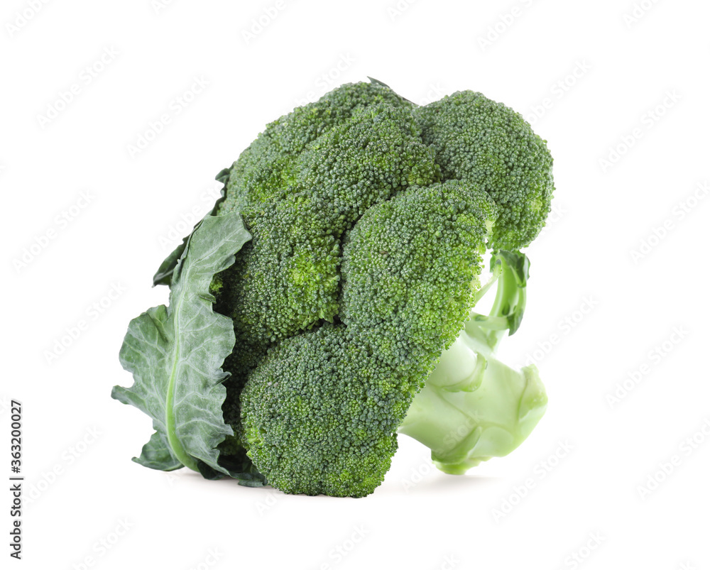 Fresh green broccoli isolated on white. Organic food Fresh green broccoli isolated on white. Organic food