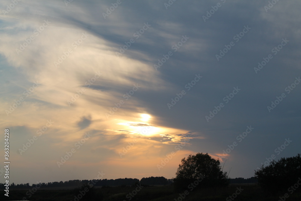 sunset in the sky sunset in the sky