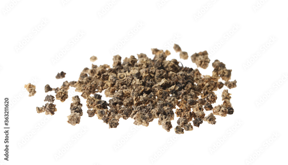 Pile of raw beet seeds on white background. Vegetable planting Pile of raw beet seeds on white background. Vegetable planting
