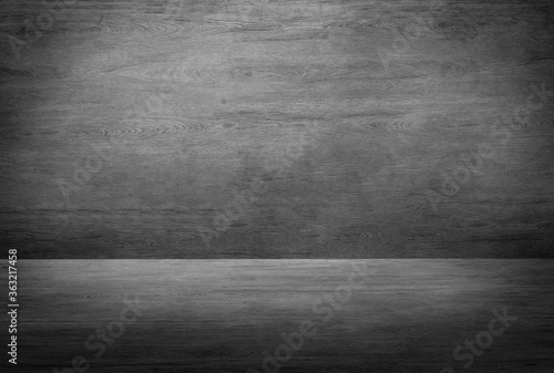 old natural brown wooden background with wooden floor, with large space