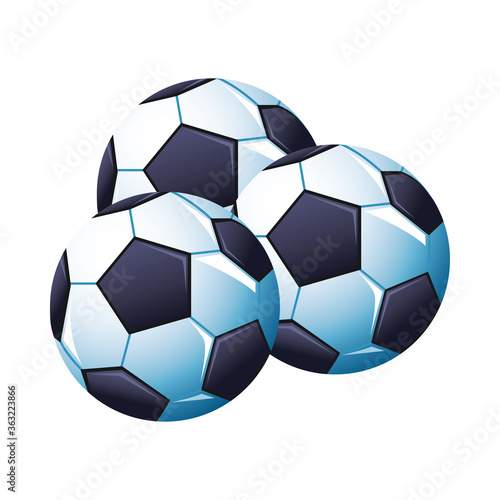 soccer balloons sport championship icons