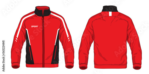 Vector illustration of sport jacket	